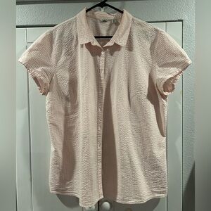 L.L. Bean Light Pink Button Down Shirt